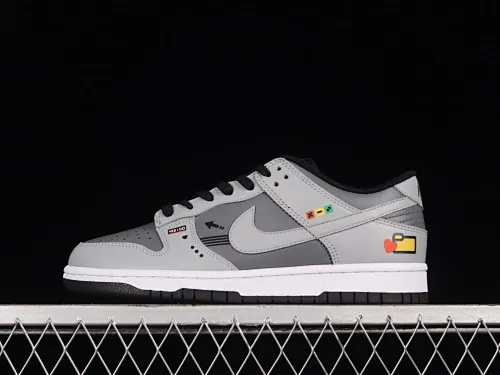 All Categories Nk SB Dunk Series Nk SB Dunk Low Low-top Sneakers Nk Dunk low "Video Game" Video Game Theme SB Smashing Backboard Fashion Casual Sneakers DD8066-168
